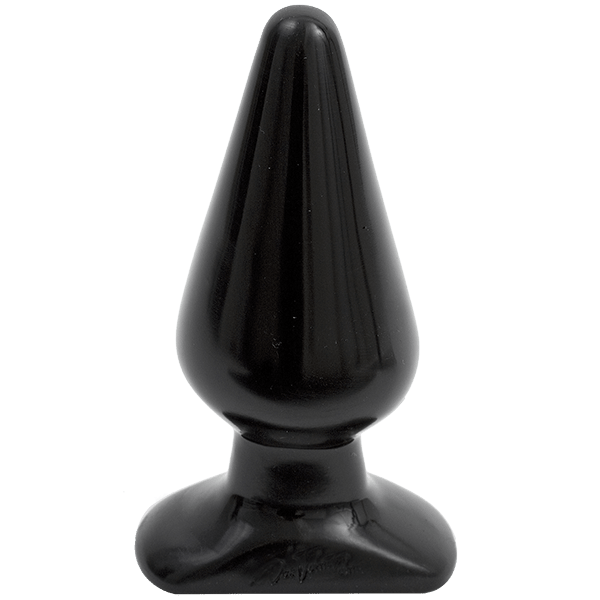 Doc Johnson Smooth CLASSIC Butt Plug | Large Black