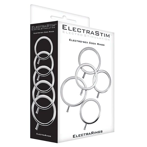 ElectraRings Solid Metal Cock Rings (5 pack)