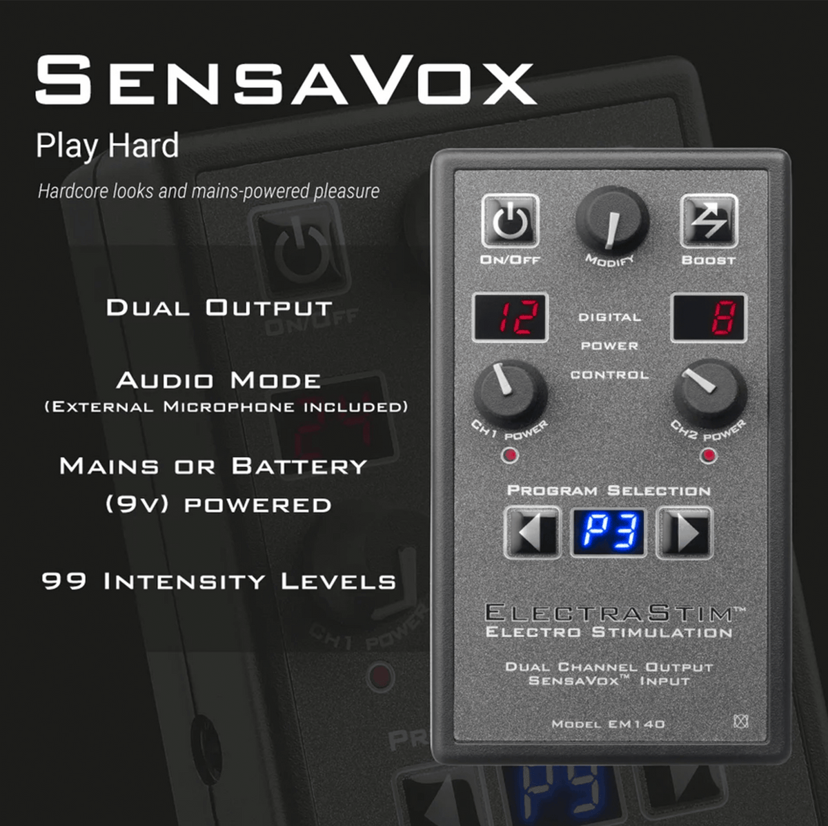 ElectraStim SensaVox Electro Sex Stimulator