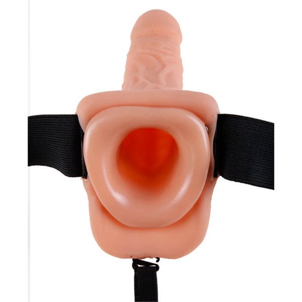 Fetish Fantasy 7" Hollow Strap - On with Balls