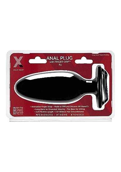 Finger Grip Plug 4L - Black