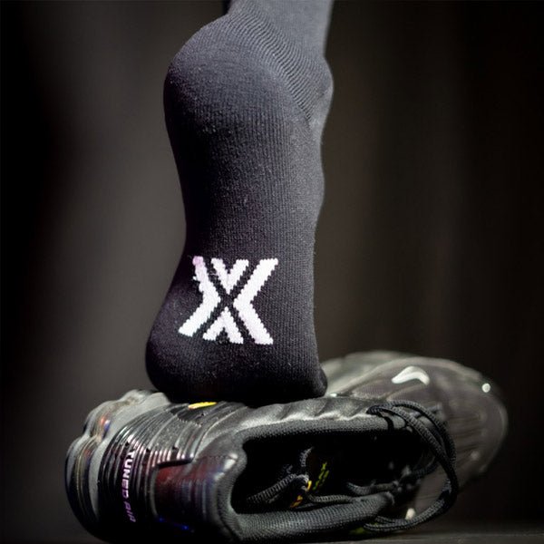 Football Sock SLUT | Black/Red/White