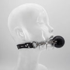 HANNAH STUDIO Scarab Spiked Ball Gag - Large Spikes