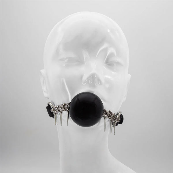 HANNAH STUDIO Scarab Spiked Ball Gag - Large Spikes