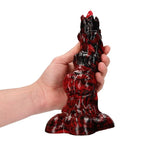 Hell Invader - Silicone Dildo - Red/Black