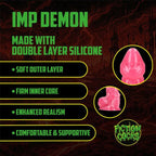 Imp Demon - Silicone Dildo - Red