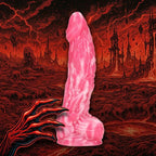 Imp Demon - Silicone Dildo - Red