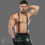Invincible Rubber Rubber Buckle Up Braces | Black