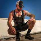 Invincible Rubber Rubber Romulus Tri Suit With Thru Zip | Black/Red/White