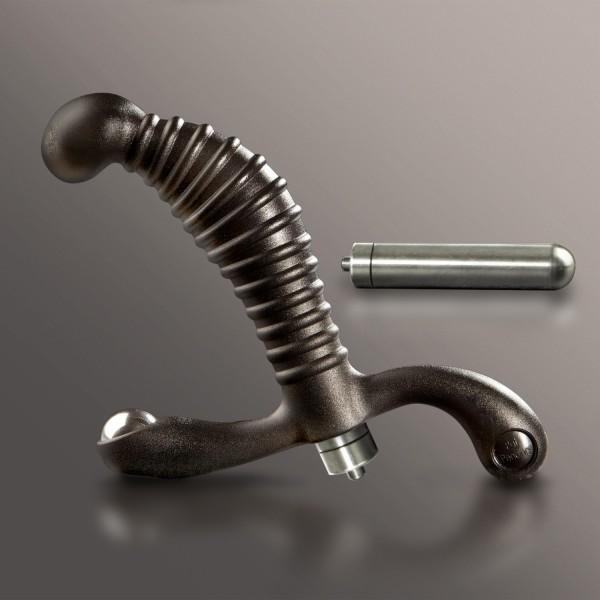 Nexus VIBRO Ribbed & Vibrating Prostate Massager | White