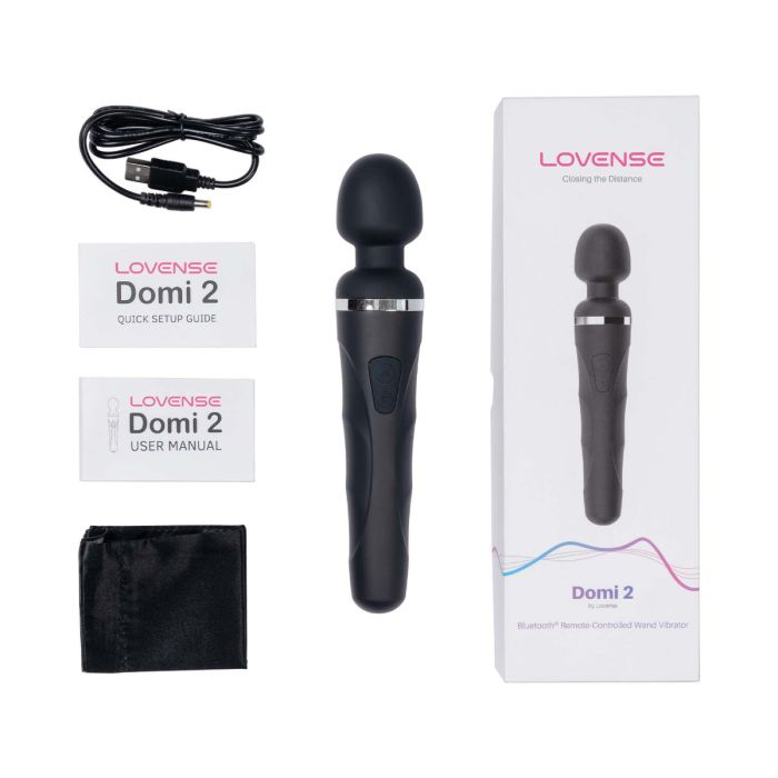 LOVENSE Domi 2 | Bluetooth App Controlled Vibrating Wand Massager