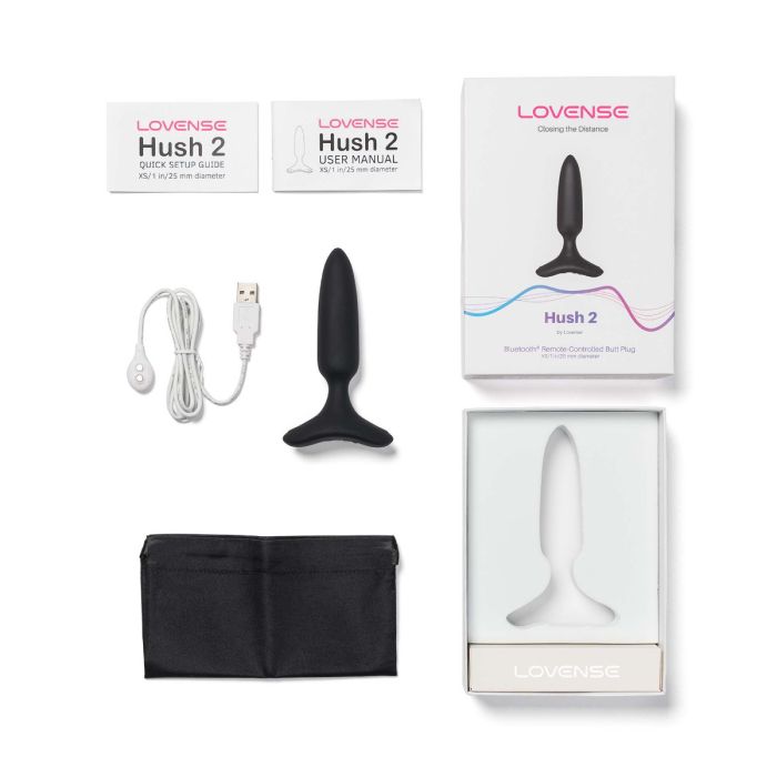 Lovense Hush 2 Bluetooth Butt Plug | XS