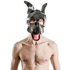 Mister B FETCH Rubber Dog Hood | Black