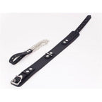 Mister B Leather BIOTHANE SLAVE COLLAR LEASH | Black