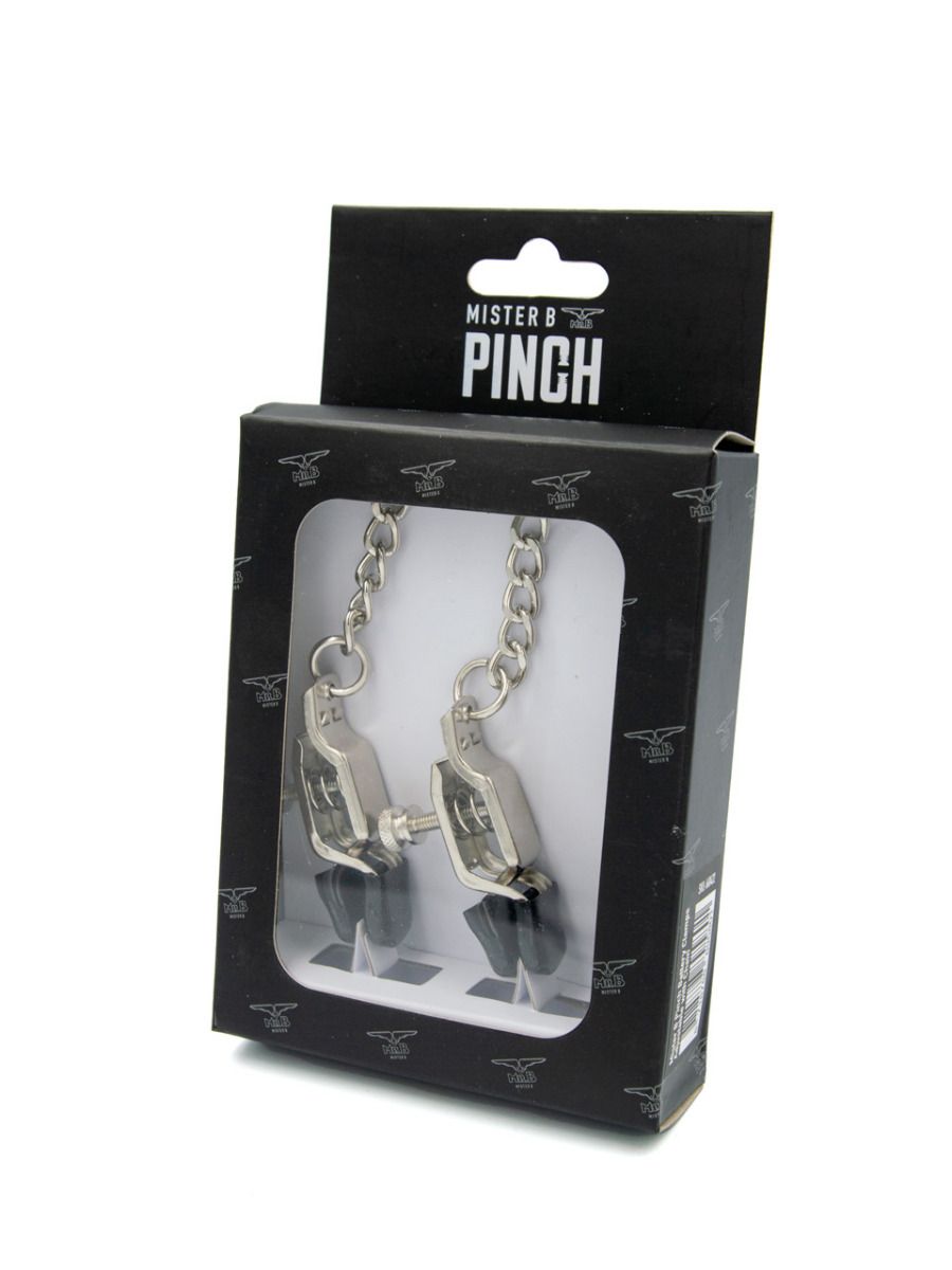 Mister B Pinch Battery Clamps Adjustable with Chain