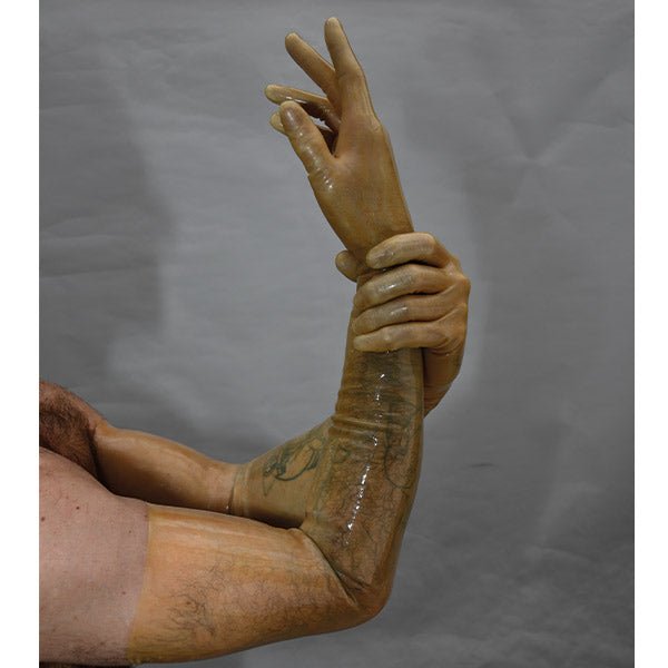 Mister B PREMIUM Rubber Gloves | Long Transparent