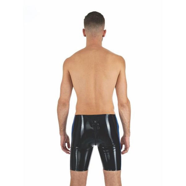Mister B Rubber Fucker Shorts | Black/Blue