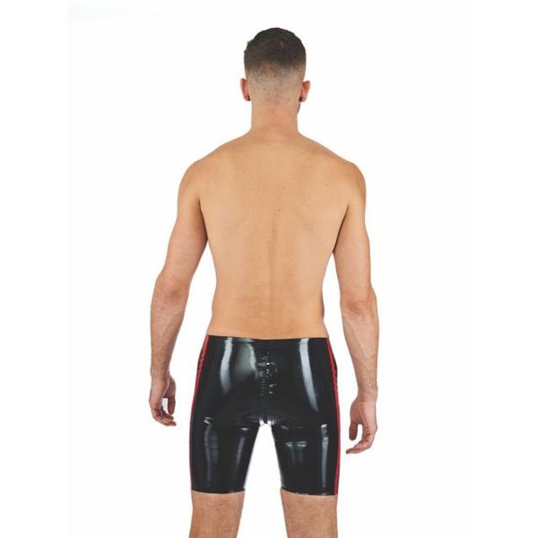 Mister B Rubber Fucker Shorts | Black/Red