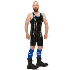Mister B Rubber Muscle Shirt | Black/Blue