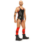 Mister B Rubber Muscle Shirt | Black/Red
