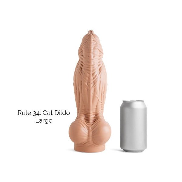 Mr Hankey's RULE 34: CAT DILDO Lg: |9.13 Inches