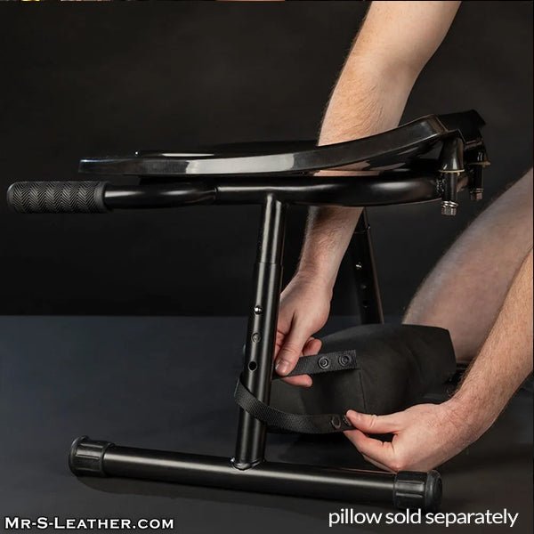 Mr. S Leather Adjustable Rim Seat With Hand Grips