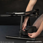 Mr. S Leather Adjustable Rim Seat With Hand Grips