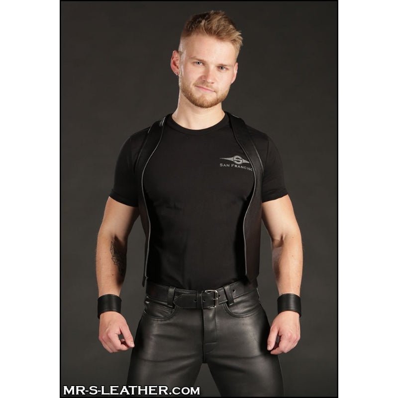 Mr S Leather BERLIN Bar Vest | Black