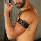 Mr S Leather Buckle Armband | Size Options