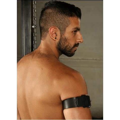 Mr S Leather Buckle Armband | Size Options