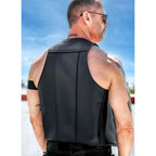 Mr. S Leather Buckle Berlin Bar Vest