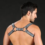 Mr. S Leather Cadet Shoulder Harness | Grey