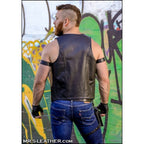 Mr S Leather CLASSIC Bar Vest | Black