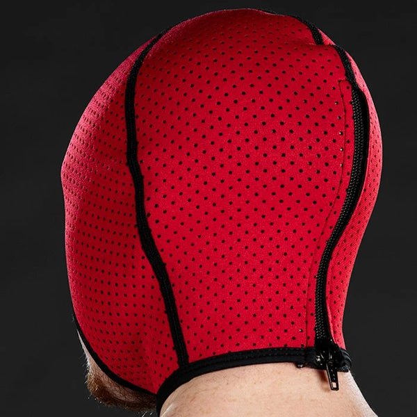 Mr. S Leather Neo Air Mesh Cocksucker Hood - Red