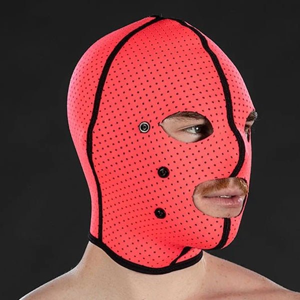 Mr. S Leather Neo Air Mesh Sensory Hood - Pink