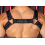 Mr S Leather Neo Carbon Bulldog Harness | Black