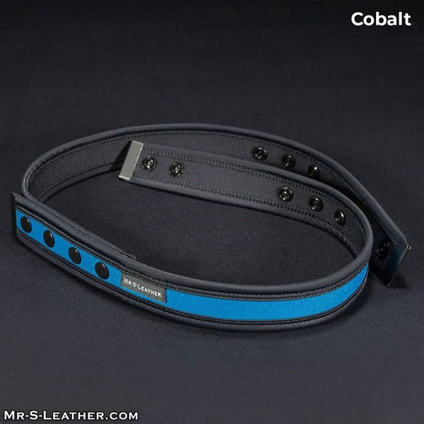 Mr. S Leather Neo Chastity Waist Strap for KINK3D | Cobalt