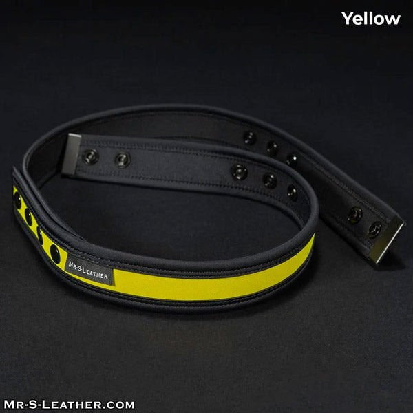 Mr. S Leather Neo Chastity Waist Strap for KINK3D | Yellow
