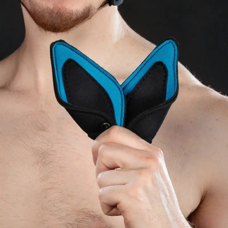 Mr. S Leather Neoprene K9 Ears Only - blue colour option shown