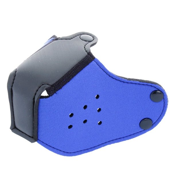 Mr S Leather NEOPRENE Puppy Hood: Replacement Muzzle | Blue