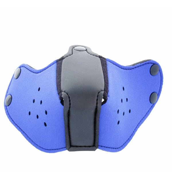 Mr S Leather NEOPRENE Puppy Hood: Replacement Muzzle | Blue