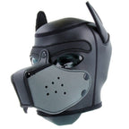 Mr S Leather NEOPRENE Puppy Hood: Replacement Muzzle | Grey