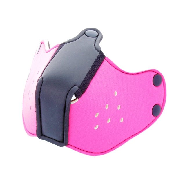Mr S Leather NEOPRENE Puppy Hood: Replacement Muzzle | Pink