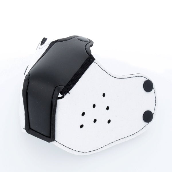Mr S Leather NEOPRENE Puppy Hood: Replacement Muzzle | White