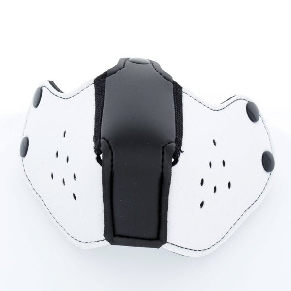 Mr S Leather NEOPRENE Puppy Hood: Replacement Muzzle | White
