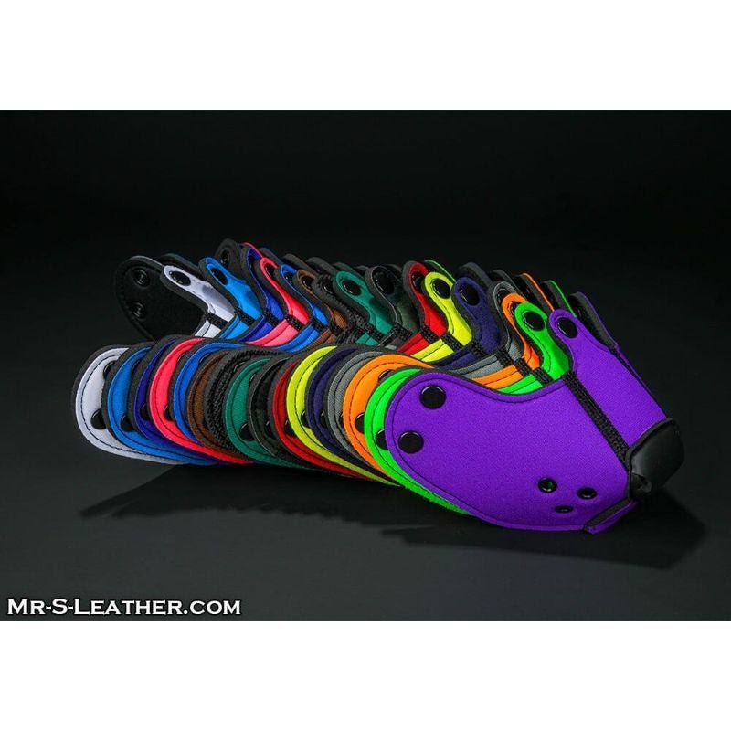 Mr S Leather NEOPRENE Puppy K9 Muzzle | Yellow