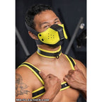 Mr S Leather NEOPRENE Puppy K9 Muzzle | Yellow