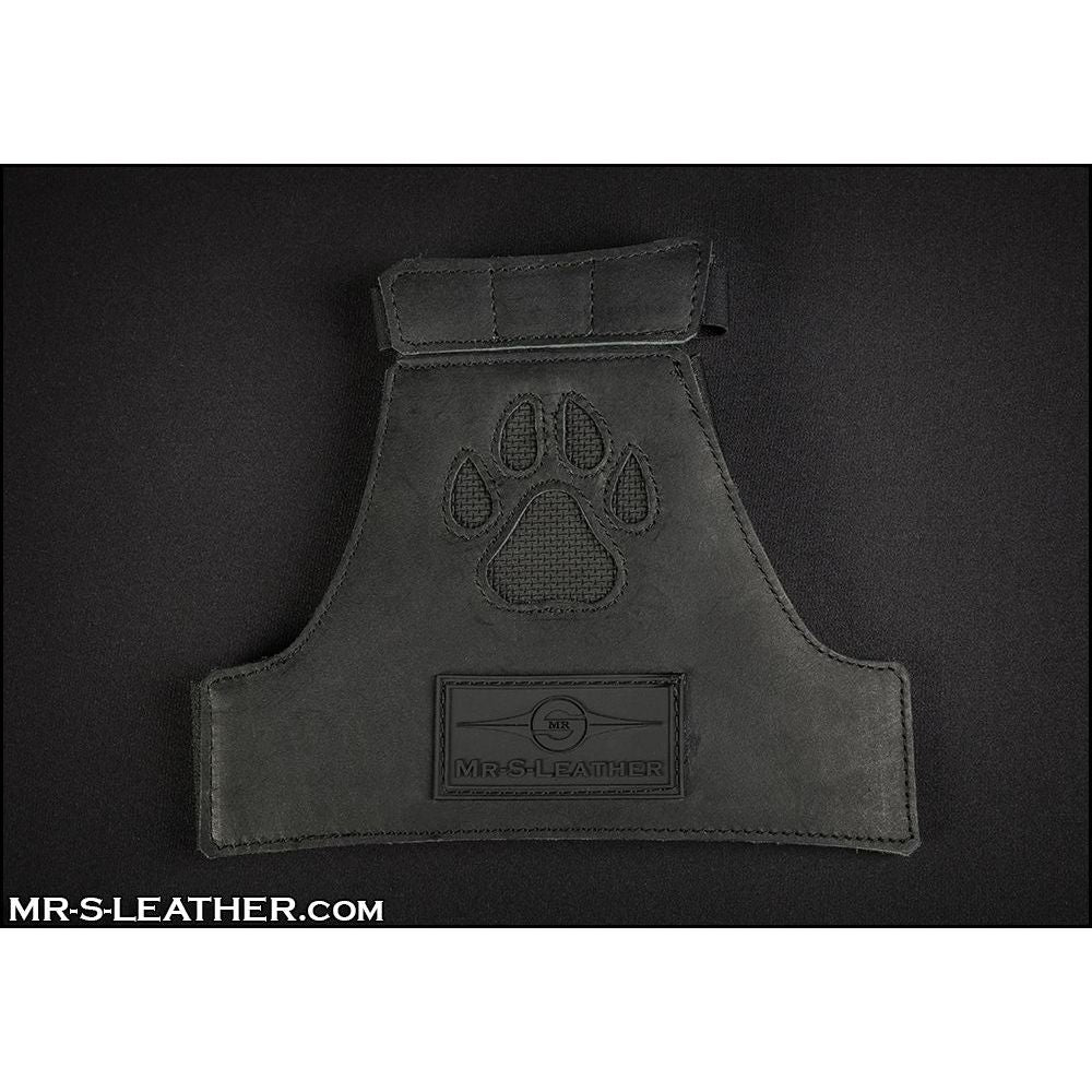 Mr S Leather OPEN PAW Puppy Gloves | Black