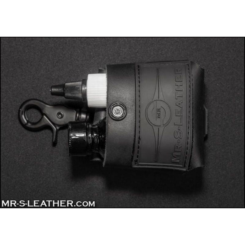 Mr S Leather POPPERS & LUBE Double HOLSTER | Black