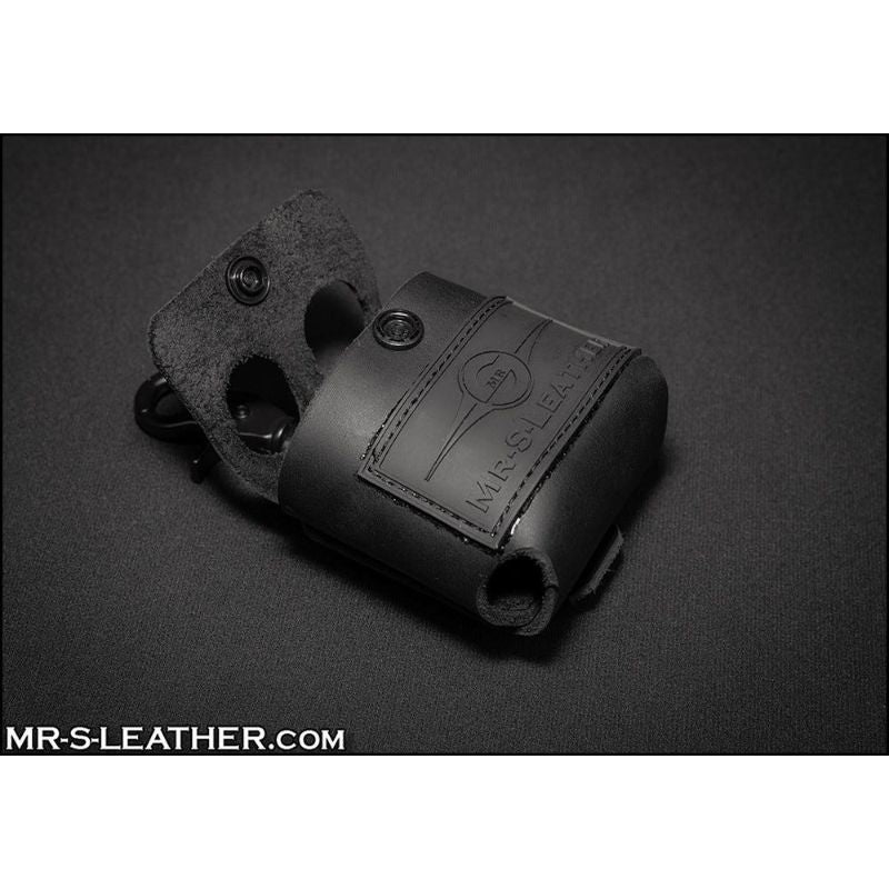 Mr S Leather POPPERS & LUBE Double HOLSTER | Black
